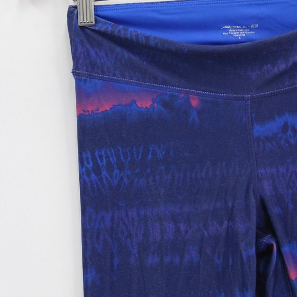 Activ 8 Workout Women's Activewear Sports Yoga Leggings Size Small Blue - Picture 4 of 10